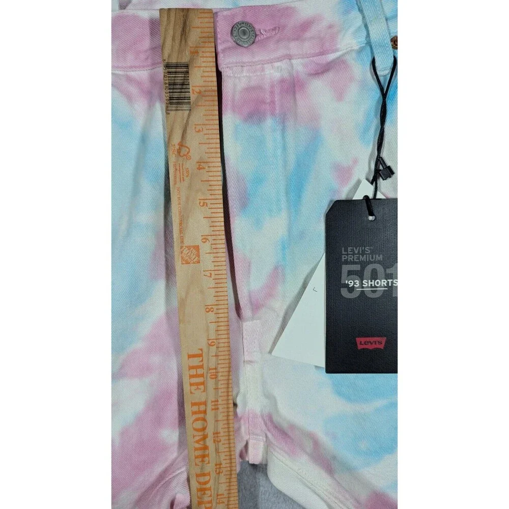 Levis Men Shorts‎ 36x6 NWT 501 '93 LGBT Pride Cutoff Button Fly Raw Frayed Hem